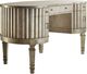 Hooker® Furniture Melange® Champagne Fluted Kidney Desk-0