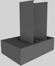 Vent-A-Hood® 30" Gunsmoke Contemporary Wall Mounted Range Hood-4