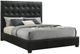 Coaster® Medley Black Queen Platform Panel Bed-1