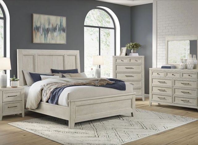 Intercon Carlson Washed Linen Queen Panel Bed-1