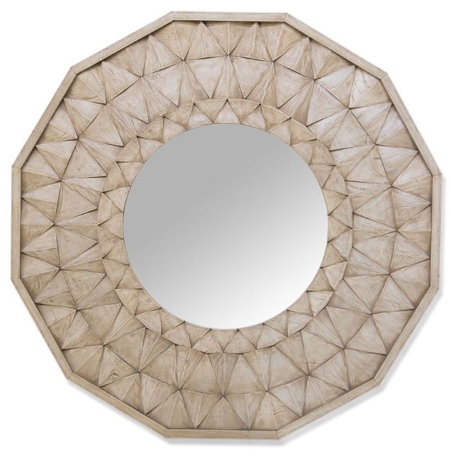 Home Trends & Design Jaipur Palm Springs Whitewash Mirror-0