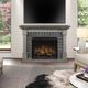 Dimplex® Royce Smoke Stack Grey Mantel Electric Fireplace-3