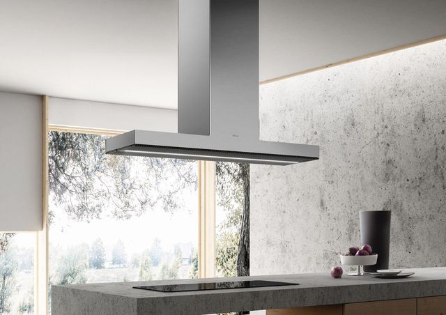 Elica Iconic Series Haiku Island 48" Stainless Steel Island Range Hood-3