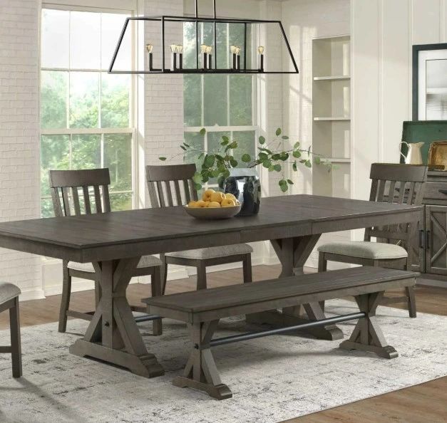 Intercon Sullivan Burnished Clay Dining Bench-1