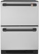 Café™ Flat Black Under The Counter Refrigerator Handle Kit-1