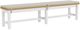 Riverside Furniture Rosalie Brown/Gray/White Caps 82" Dining Bench-0