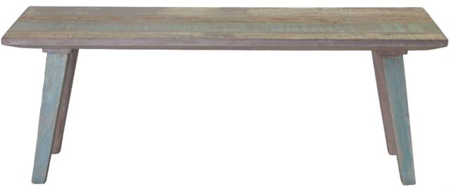 Home Trends & Design Ibiza Vintage Teal Bench-1