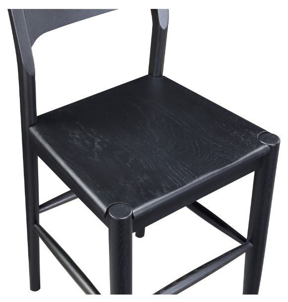 Moe's Home Collection Owing Black Barstool-4