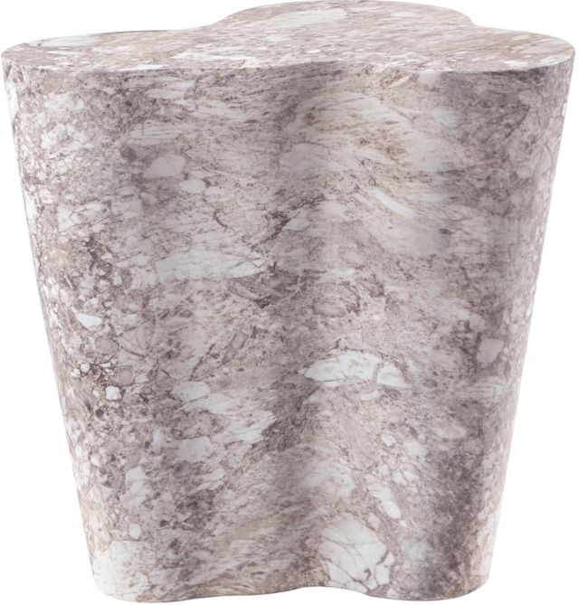 Meridian Furniture Monza Brown Marble End Table-2