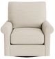 Bassett® Furniture Customizable Benchmade Premier Roll Arm Swivel Chair-1
