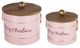 A & B Home 2-Piece Pink Decorative Box Set-1