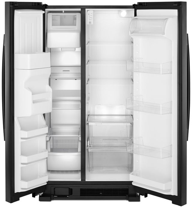 Crosley® 36" 24.6 Cu. Ft. Black Side-by-Side Refrigerator -1