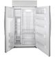 GE Profile™ 42" 24.5 Cu. Ft. Stainless Steel Built-In Side-by-Side Refrigerator-1