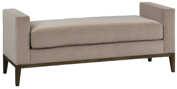 Bassett® Furniture Balfour Beige Upholstered Bench-0