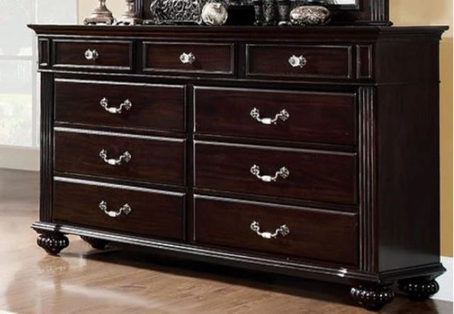 Furniture of America® Syracuse Dark Walnut Dresser-0
