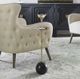 Uttermost® Gimlet Brass Drink Table with Black Base-1