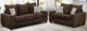 Furniture of America® West Acton Chocolate Loveseat-1