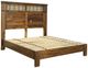 International Furniture Direct Parota Brown Queen Panel Bed-4