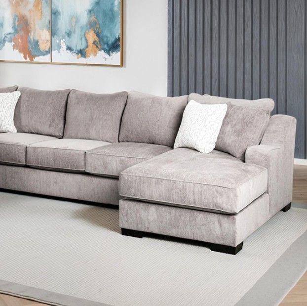Furniture of America® Mayfield Gray Sectional-2