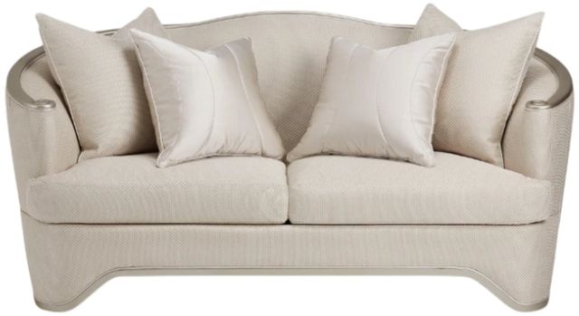 Michael Amini® London Place Light Champagne Loveseat-1