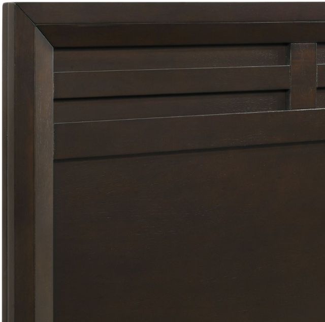 Elements International Beaumont Merlot Full Panel Bed-3