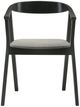 Armen Living Santana 2-Piece Charcoal Dining Chair Set-3