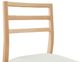 Bassett® Furniture Origins Phelps Natural Dining Chair with Cream Upholstered Seat-2