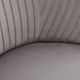 TOV Furniture Maliah Grey Pleated Velvet Settee-4