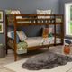 Linon Parker Oak Twin Over Twin Bunk Bed-1