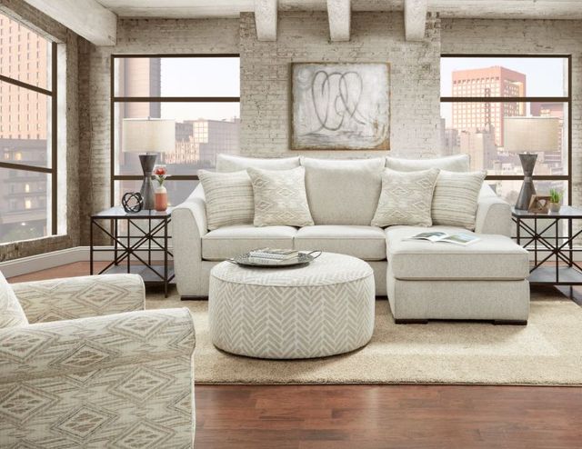 Fusion Furniture Vibrant Vision Western Front Blanco Accent Chair-1