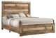 American Wholesale Furniture Salt Creek Rustic Sand Full Panel Bed-0