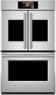 Monogram® Statement 30" Stainless Steel Double Electric Wall Oven with French Doors-0