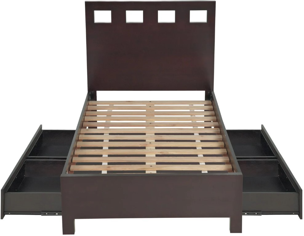 Modus Furniture Nevis Riva Storage Panel Bed - Thumbnail 4