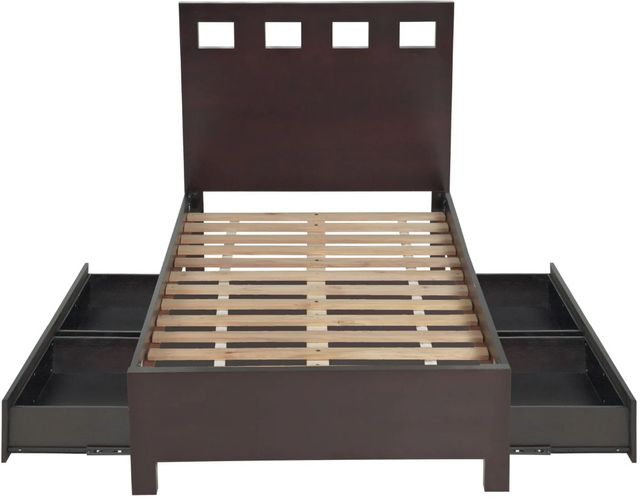 Modus Furniture Nevis Riva Espresso Twin Storage Panel Bed-3