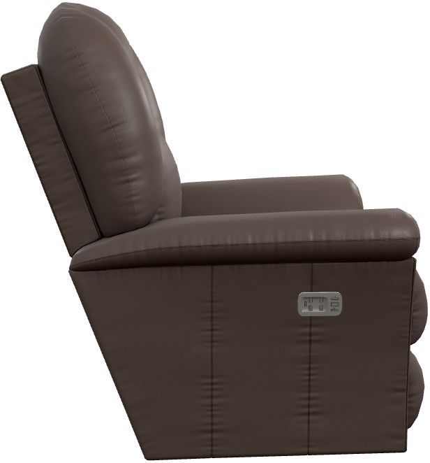 La-Z-Boy® Jasper Dark Brown Leather Power Wall Recliner with Headrest and Lumbar-2