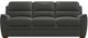 La-Z-Boy® Lenox Grey Leather Sofa-1