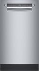 Bosch® 300 Series 18" Stainless Steel Front Control Built In Dishwasher-0