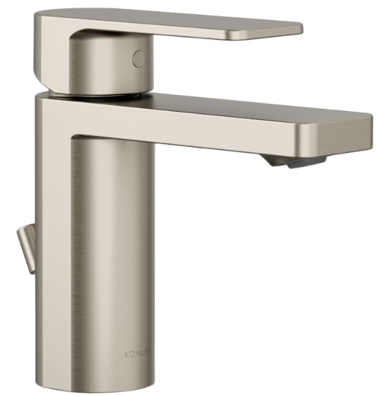 KOHLER® Parallel® Vibrant Brushed Nickel 1.2 GPM Single-Handle Bathroom Sink Faucet-0