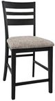 Jofran Inc. Altamonte 5-Piece Dark Charcoal/Gray 48" Counter Dining Set-3