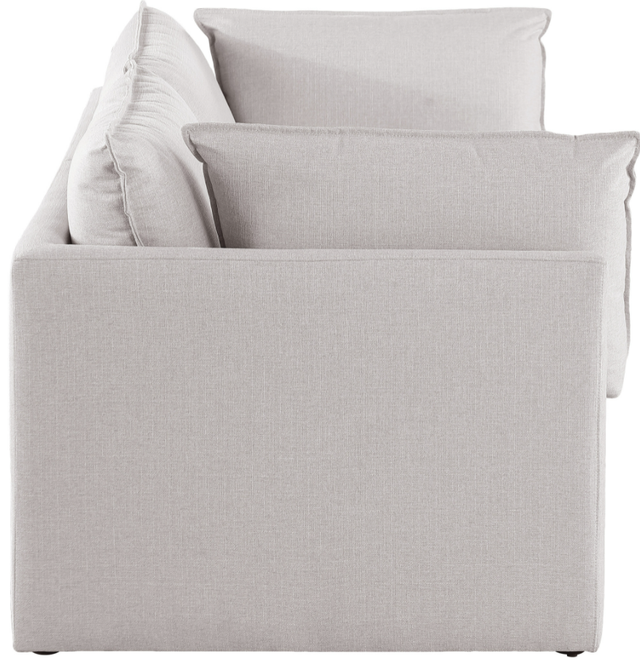 Meridian Furniture Mackenzie Beige 80" Modular Linen Fabric Sofa-2