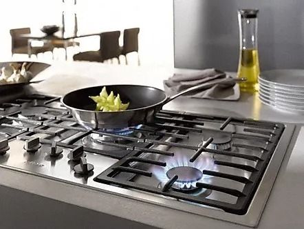 Miele 36" Gas Stainless Steel Cooktop-1