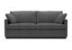 Monarch Specialties Inc. Brego-18 Charcoal Grey Convertible Full Sleeper Sofa Bed-0