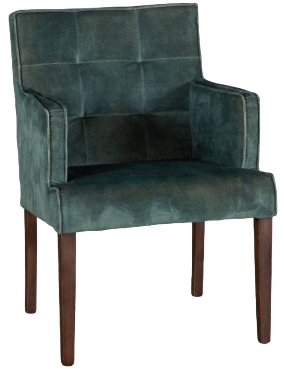 Home Trends & Design Madison Washed Green Arm Chair-0