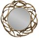 Uttermost® Cutting Edge Antiqued Golden Bronze Round Mirror-0