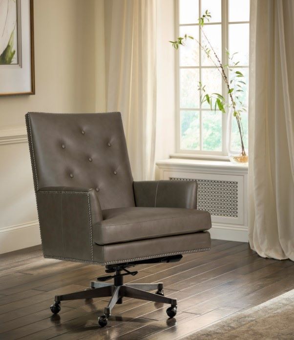 aspenhome® Reese Ardent Iron Executive Chair-1