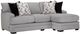 Franklin™ Cleo 2-Piece Casey Pebble L-Shape Sectional with Chaise-0