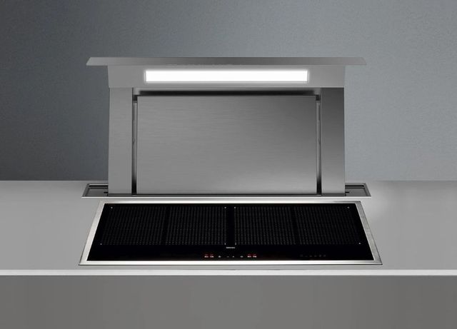 Falmec 30" Scotch Brite Stainless Steel Downdraft Range Hood-2