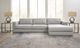 Signature Design by Ashley® Amiata 2-Piece Glacier Right-Arm Facing Chaise Sectional-4