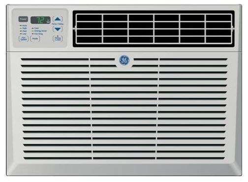 GE® ENERGY STAR® 115 Volt Electronic Room Air Conditioner-Gray-0