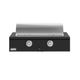 Caliber™ Rockwell Social 42" 2-Burner Ultra Matte Black Built-In Natural Gas Grill with Polished Chrome Hardware-1